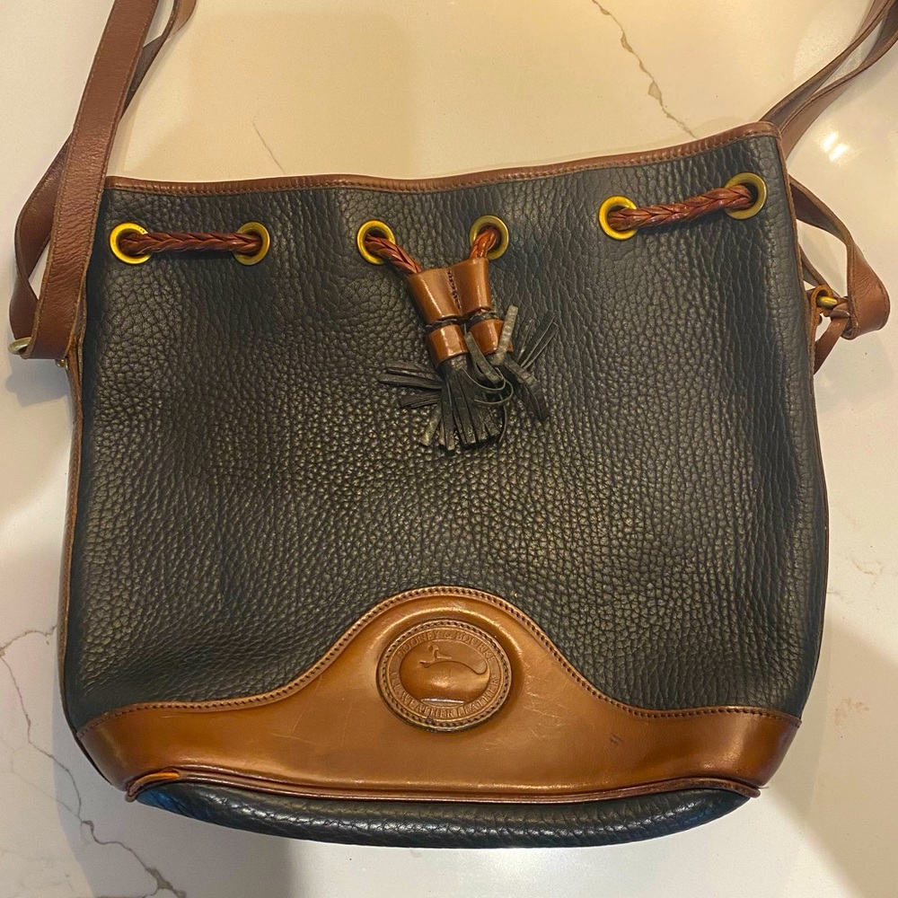 Vintage Dooney & Bourke Drawstring Bucket Bag